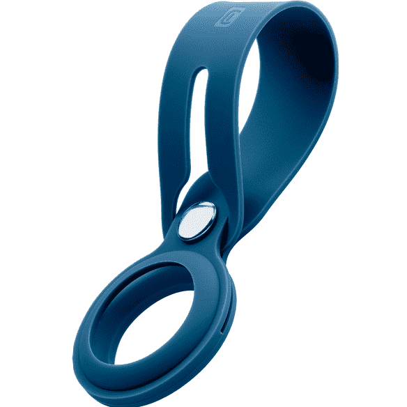 Porta-Chaves Cellularline para Apple AirTag Loop Azul