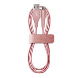 Cabo USB Micro USB Puro1 m Magic Clip Rosa Dourado