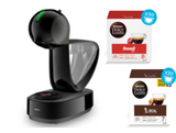 Máquina de Café Cápsulas Dolce Gusto Krups Infinissima KP270EP14 Preta + 60 Cápsulas