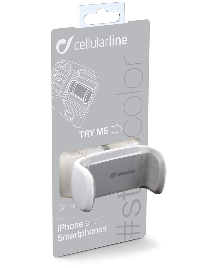 Suporte Smartphone Cellularline para Automóvel Handy Smart Branco