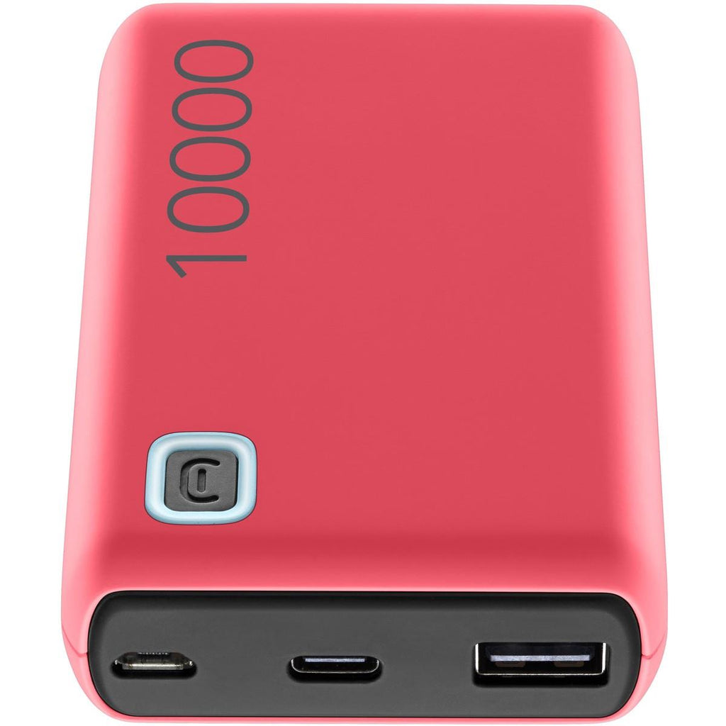 Powerbank Cellularline Essence 10000mAh USB+USB-C+Micro-USB Rosa