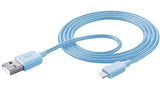 Cabo de Dados Cellularline USB Tipo-A/ USB-C 1m Azul