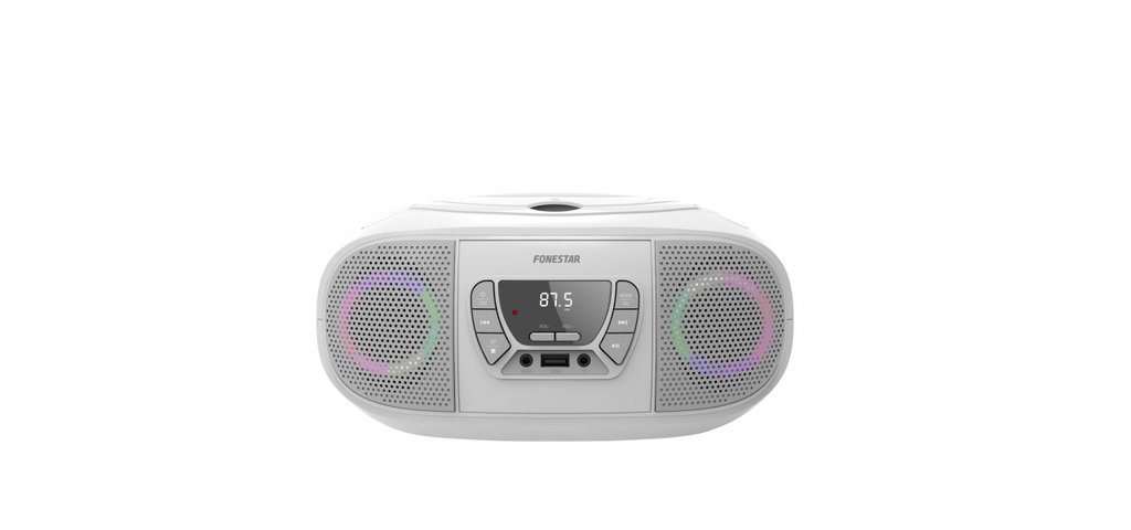 Rádio Fonestar Boom-Go CD Bluetooth USB Branco