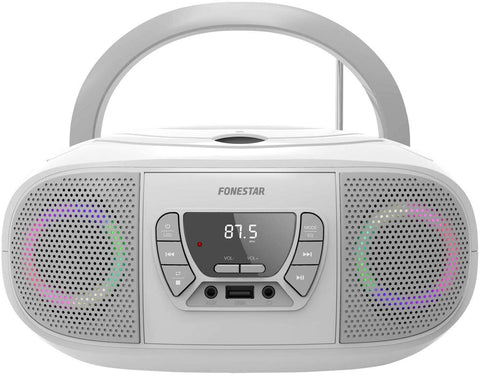 Rádio Fonestar Boom-Go CD Bluetooth USB Branco