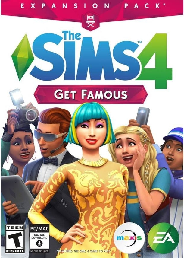 Jogo PC Os Sims 4 (Ep6) Expansão Get Famous (Código Download)