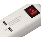 Extensão Elétrica Hama 5 Tomadas com Interruptor 2USB 1.5m (137201)