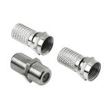 Antena Coaxial Hama Interface Ligação p/Cabo SAT Socket-F (00122459)