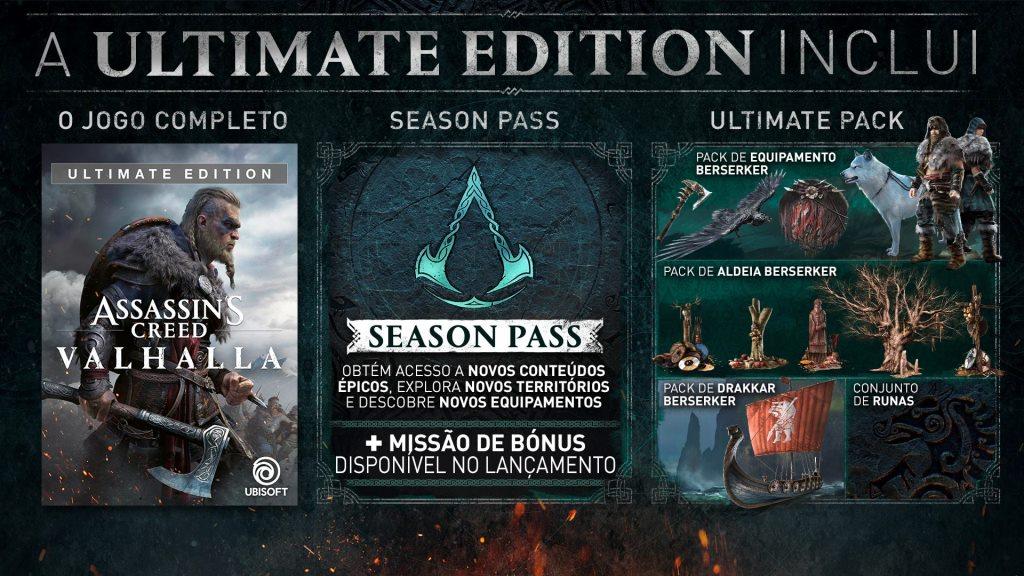 Jogo Xbox Series X / One Assassin's Creed Valhalla Ultimate POR