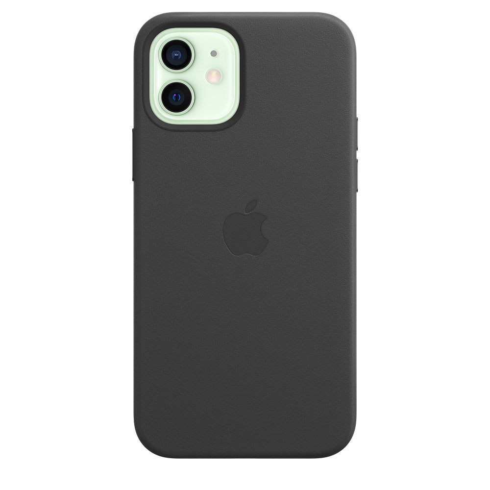 Capa Apple em Pele iPhone 12 / 12 Pro Preto