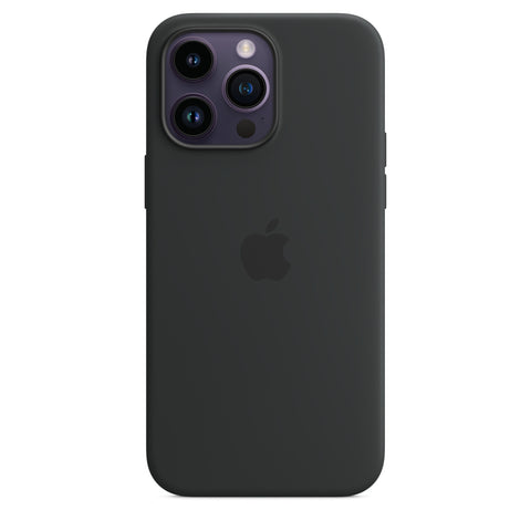 Capa Apple em Silicone iPhone 14 Pro Max Meia-noite