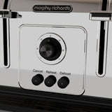 Torradeira Morphy Richards Venture Creme 4 Fendas (240132)