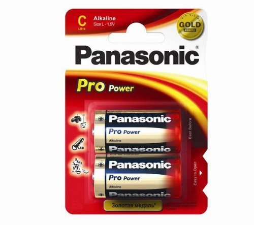 Pilhas Alcalinas Panasonic Pack 2 Pro Power LR14PPG