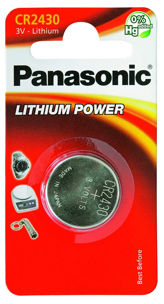 Pilha Lítio Panasonic CR2430 Lithium Power 3V