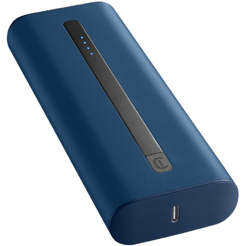 Powerbank Cellularline Thunder 20000mAh USB+USB-C Azul