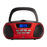 Rádio CD Aiwa BBTU-300RD CD MP3 Bluetooth Vermelho