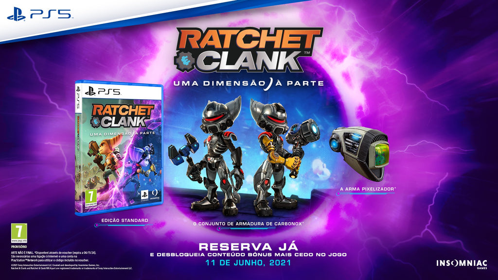 Jogo PS5 Ratchet & Clank - Uma Dimensão à Parte