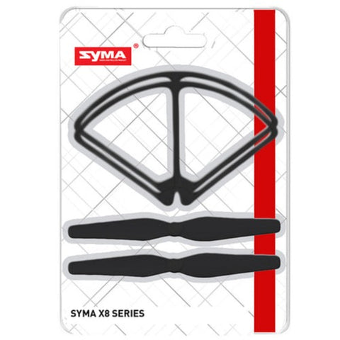 Hélices + Estruturas Syma X8 Series - Preto