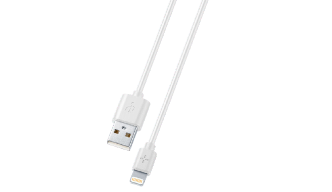 Cabo de Dados Cellularline Ploos Lightning USB 100cm Branco