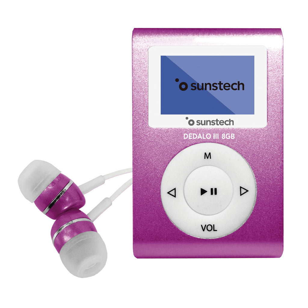 Leitor MP3 Sunstech Dedalo III 8GB Rosa