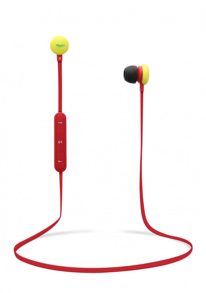 Auriculares Bluetooth T'nB Trend Reggae Vermelho/Amarelo