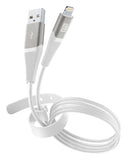 Cabo de Dados Cellularline Belt USB-A / Lightning 1.2m Branco