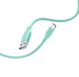 Cabo de Dados Cellularline Soft USB-A / USB-C 1.2m Verde
