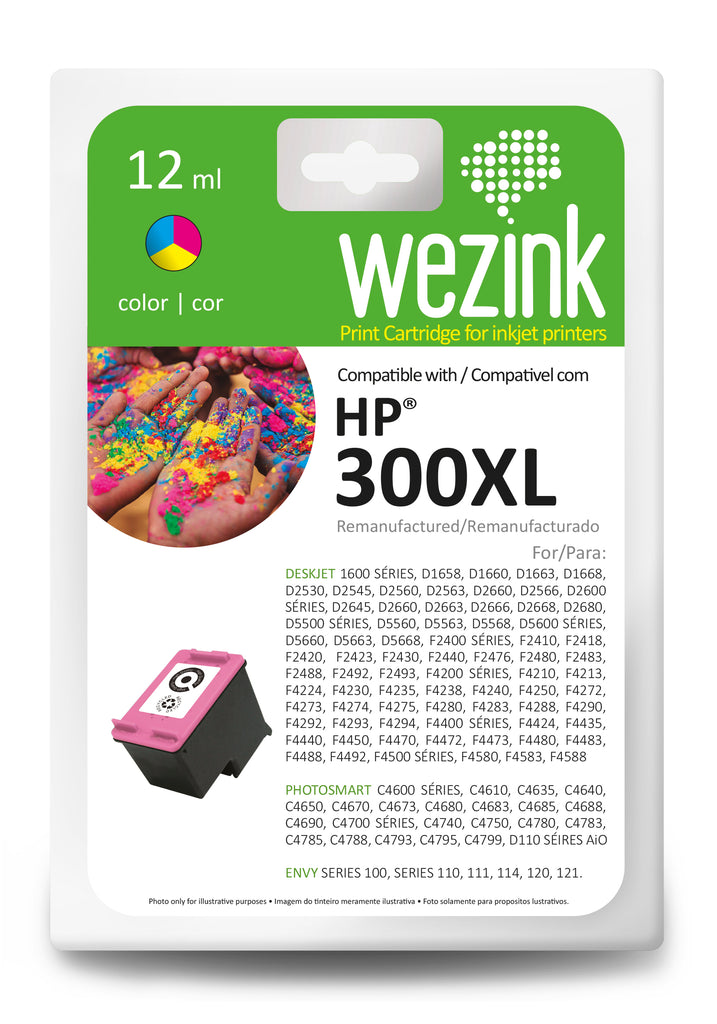 Tinteiro Wezink WZ-HP300XL Tricolor