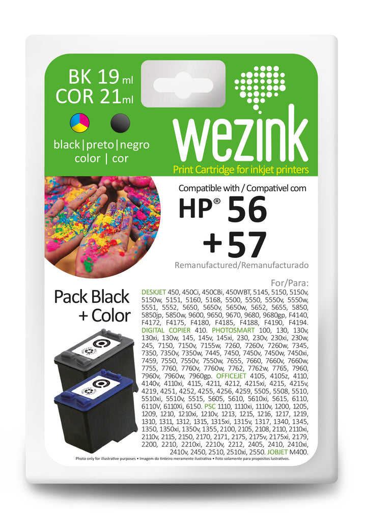 Tinteiro Wezink Wz-Hp56+57