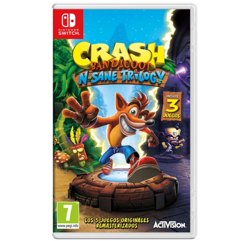 Jogo Switch Crash Bandicoot N. Sane Trilogy