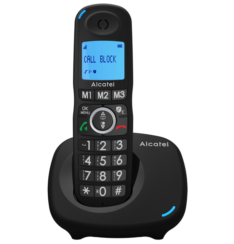 Telefone sem Fios Alcatel XL535 Duo DECT Preto