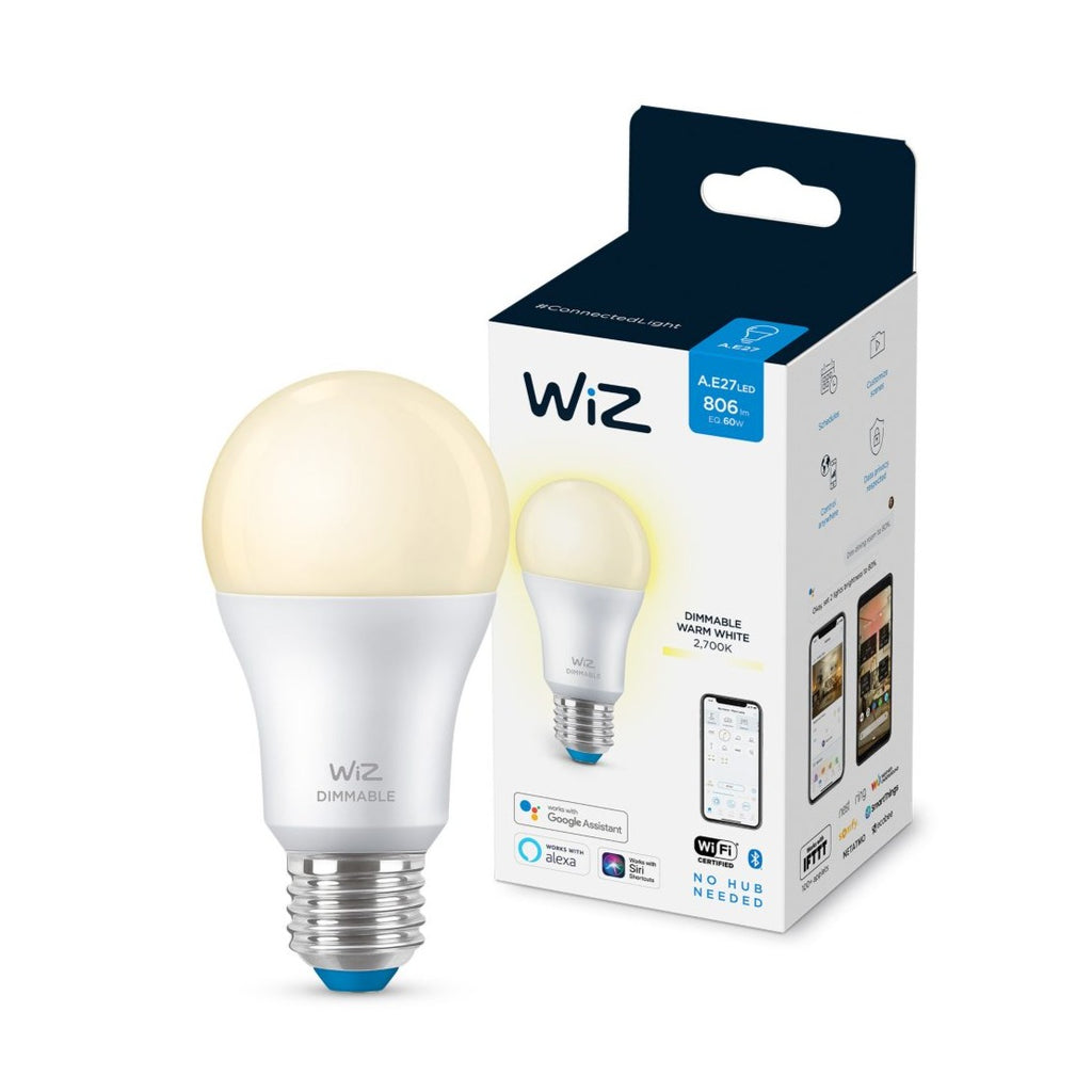 Lâmpada Smart WiZ LED Wi-Fi 8W A60 E27