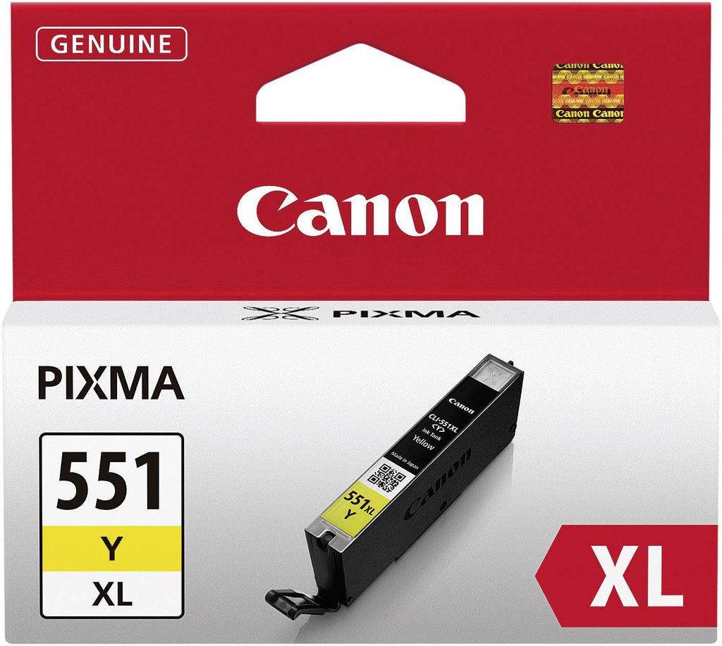 Tinteiro Canon CLI-551 XL Amarelo