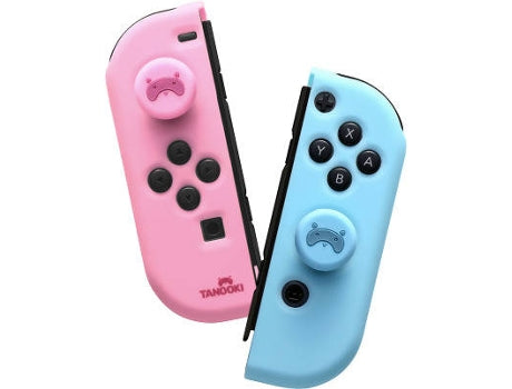 Proteção Silicone + Grips Blade Nintendo Switch para Joy-Con Tanooki
