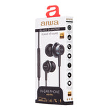 Auriculares Aiwa ESTM-500BK Hi-Res Preto