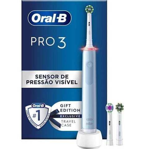 Escova de Dentes Oral-B Pro 3 3700 Azul