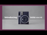 Máquina Fotográfica Instantânea Fujifilm Instax Mini 40 preto