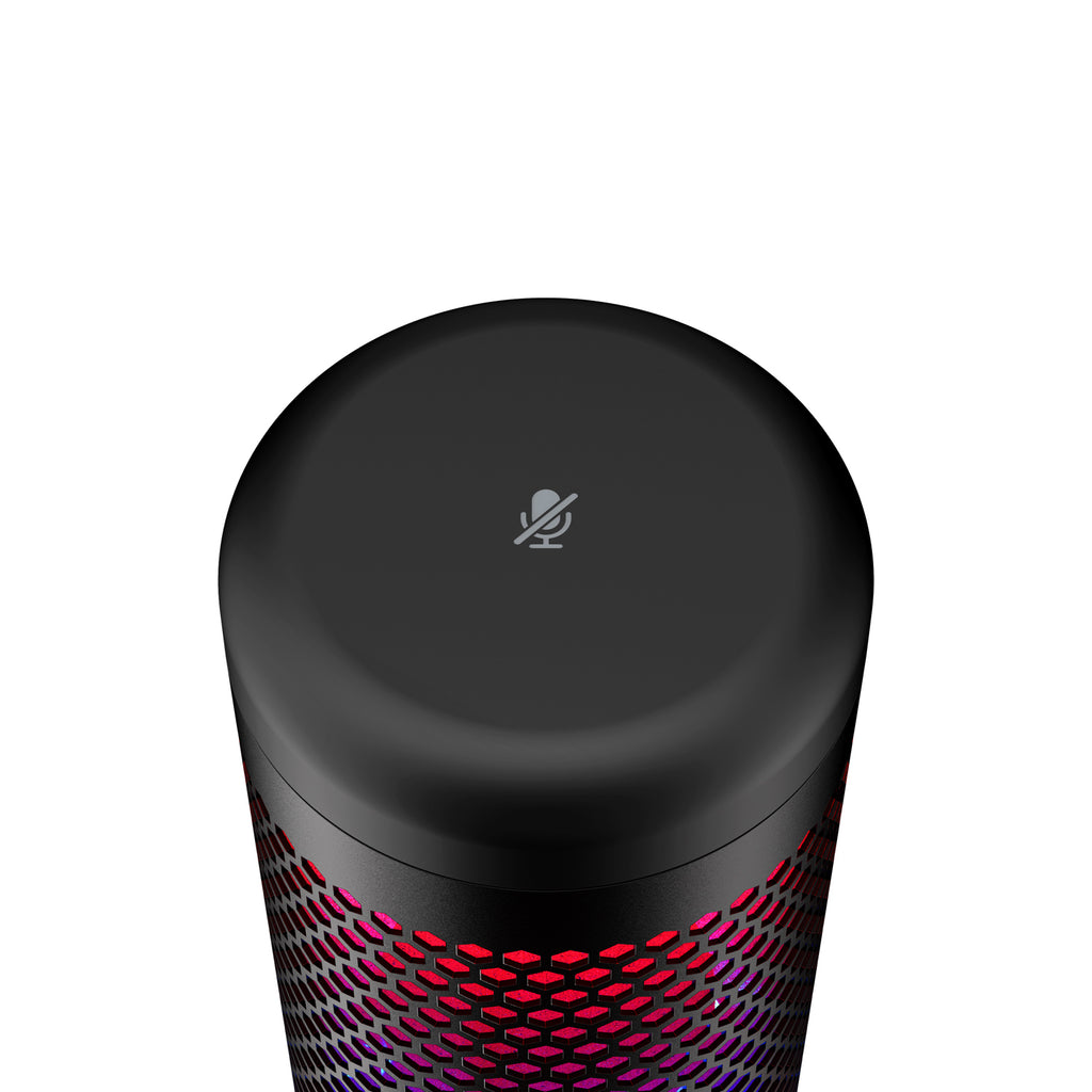 Microfone Gaming HyperX QuadCast S Preto / RGB