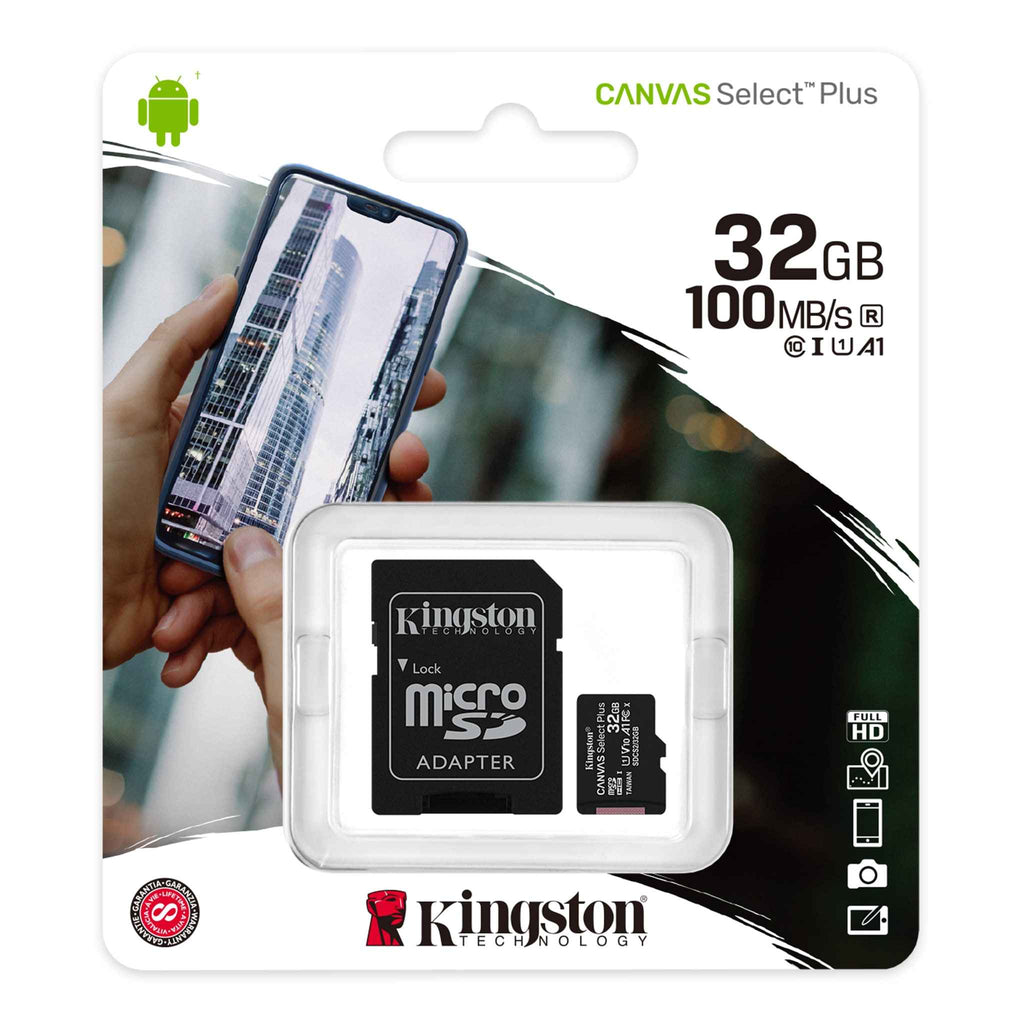 Cartão Micro SDHC Kingston 32GB Classe 10 100MB/s