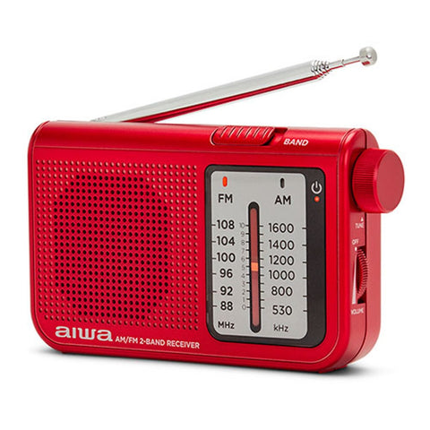 Rádio Portátil de Bolso Aiwa RS-55 Vermelho