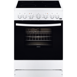 Fogão Elétrico Vitrocerâmica Zanussi ZCV65201WA 54L