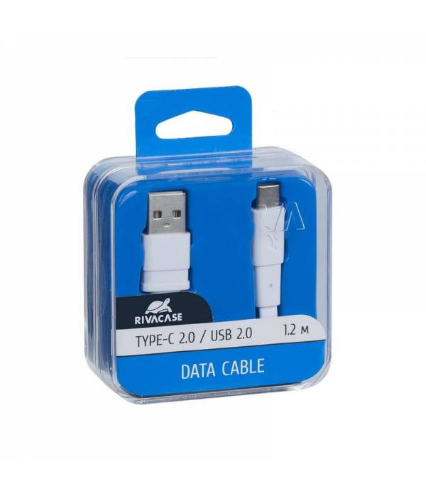 Cabo USB / Micro USB-C Rivacase 1.2m Branco