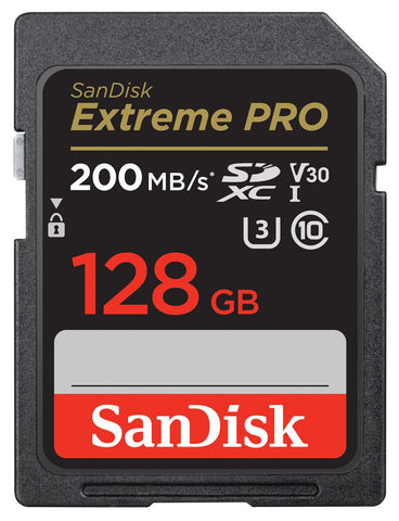 Cartão SDHC SanDisk Extreme Pro 128GB Classe 10 200MB/s