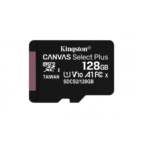 Cartão Micro SDXC Kingston 128GB Classe 10 U1 100MB/s